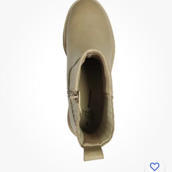 Time and Tru Women’s Tan Lug Chelsea Boots Size 7 NEW - Picture 5 of 7